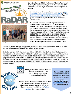 image of front page of newsletter
