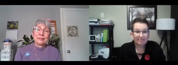 Screen shot of Lived Experiences Panel presentation